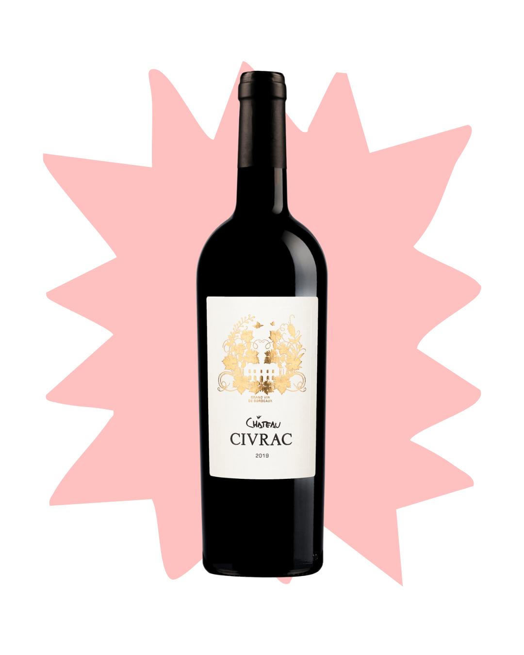 Chateau Civrac - entry vinen fra Chateau Civrac lavet på Merlot og Cabernet Franc. Klassisk Bordeaux.