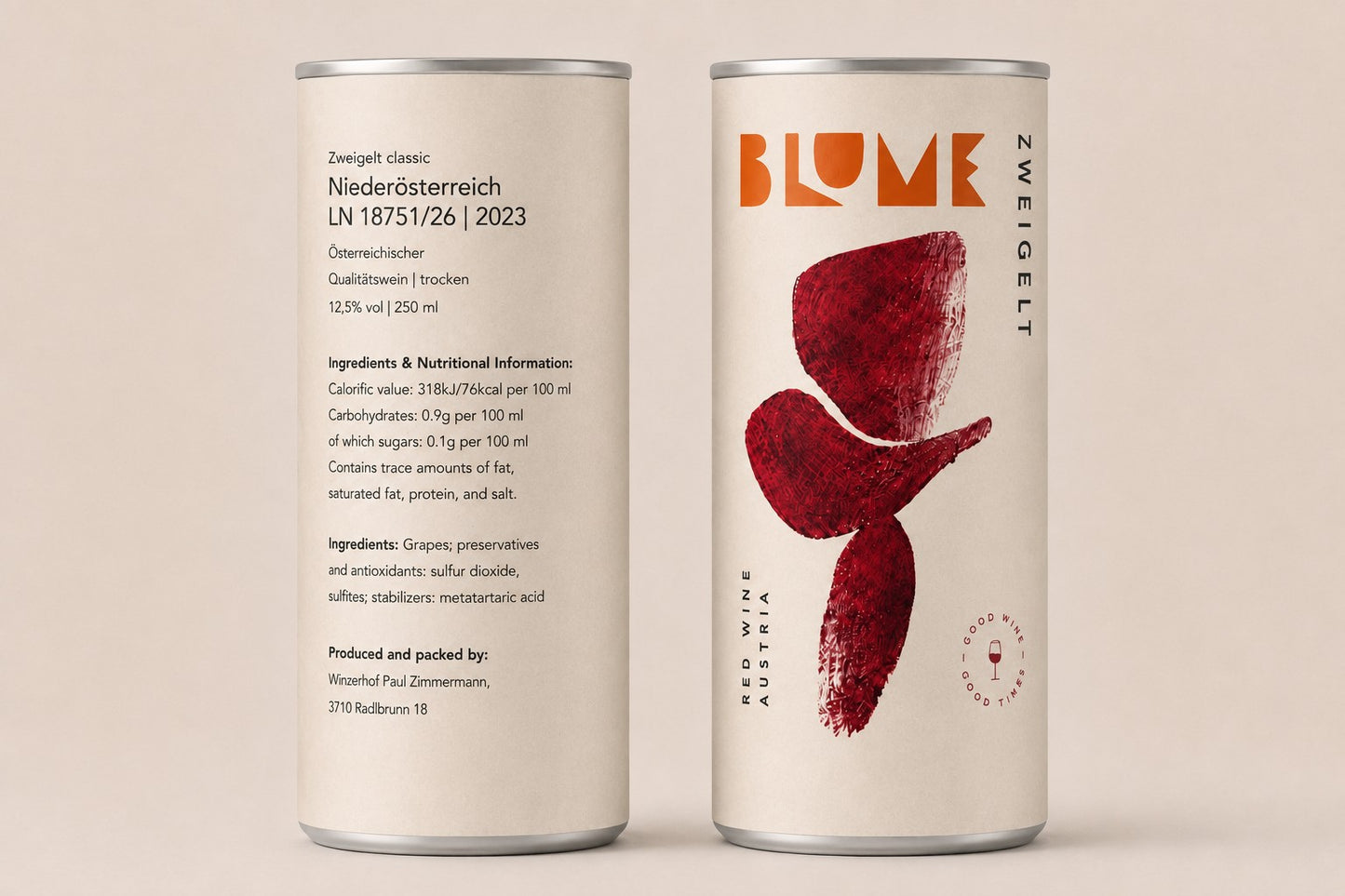FORUDBESTILLING: Blume × Zimmermann - Zweigelt (250ml dåse)